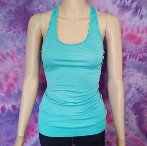 Danskin Now Semi-Fit Seafoam Green Sport Tank Top: M